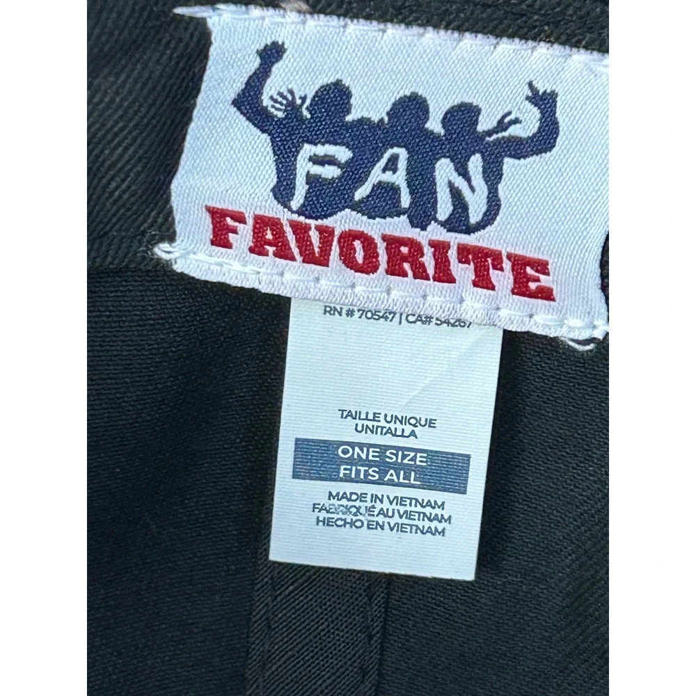 Fan‎ Favorite Baseball Cap Men OSFA Black Clemson Tigers Paw Logo Hook and Loop